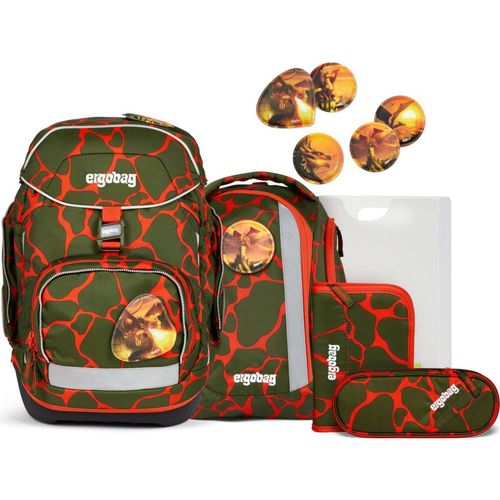 Ergobag Pack 6-teiliges Schulrucksack-Set 40 cm (2024) - FeuerspeiBär