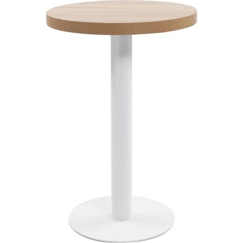 Bistrotisch Hellbraun 50 cm MDF