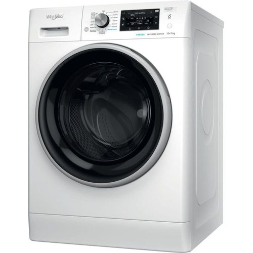 Whirlpool FreshCare FFWDD 107436 BSV IT Waschtrockner Freistehend Frontlader Weiß D