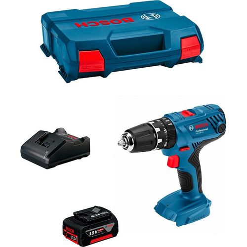Schlagbohrschrauber BOSCH GSB 18V-21 (1 x 4,0 Ah + GAL18V-20 + L-Case)