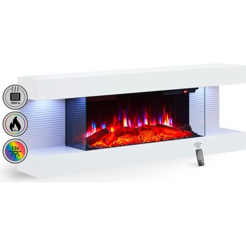 Elektrokamin BALDERIA Lumina - Wandkamin - Weiss