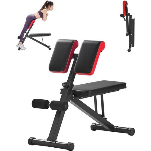 Hyperextension Rückentrainer Römischer Stuhl - Rückenstrecker Faltbar - Fitnessgerät für Rückentraining