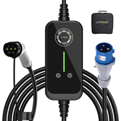 Ladestation für Elektrofahrzeuge EV-Ladegerät Typ 2 Ladestromversorgung Tragbares Ladegerät EV-Autoladekabel
