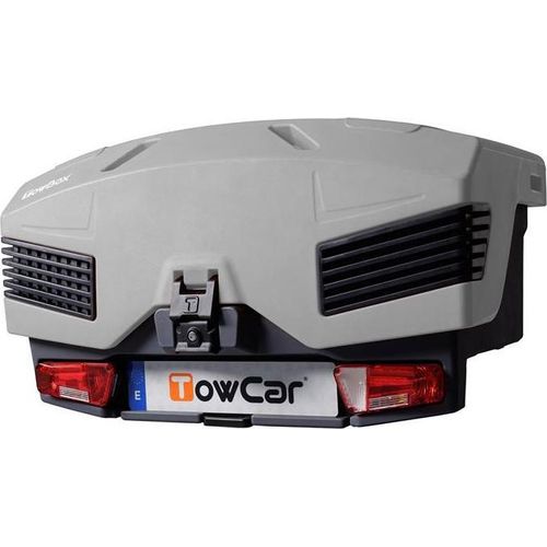Towbox Evo Classic Grey - Anhängerkupplungs-Gepäckträgerbox