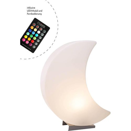 Deko Mond Leuchte 60cm LED, Indoor & Outdoor