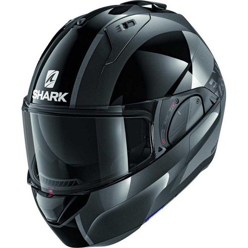 Shark Evo-ES Endless Klapphelm, schwarz/grau, XS (53/54)