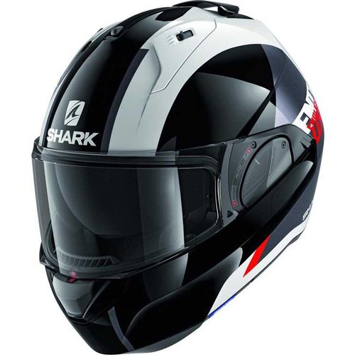 Shark Evo-ES Endless Klapphelm, schwarz/weiß, XS (53/54)