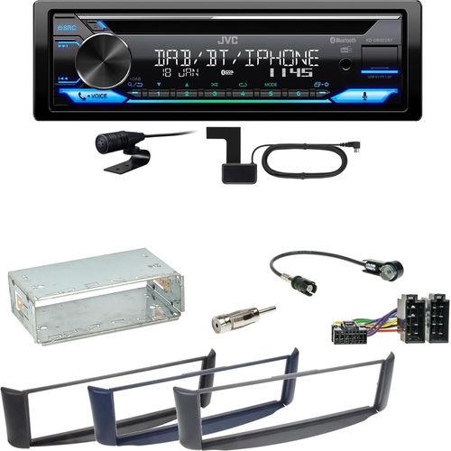 JVC KD-DB922BT Bluetooth Digitalradio USB CD Einbauset Smart ForTwo 450