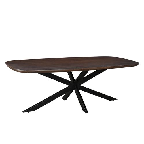 Tisch Jesper 230x105x76 cm Mangoholz Stahl Natur