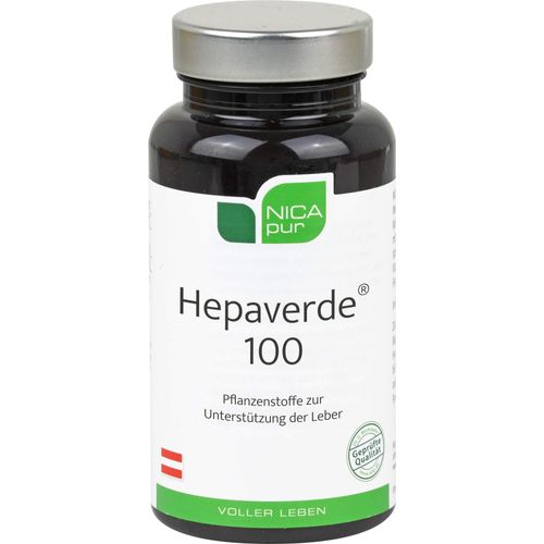 NICApur Hepaverde 100 Pflanzenstoffe zur Unterstützung der Leber Kapseln, 60 St. Kapseln