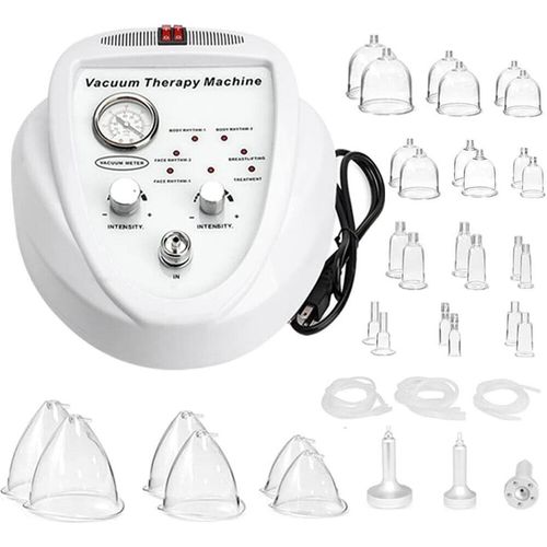 Vakuumtherapie-Massage, Schröpftherapie-Sets, Körperform-Massagegerät, Vakuumpumpen-Verbesserungsgerät mit 30 Tassen und 3 Pumpen