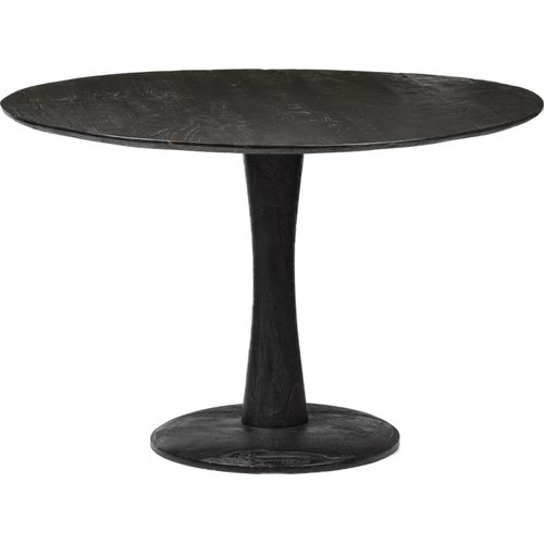 Tisch Brix 120x120x76 cm Mangoholz Schwarz