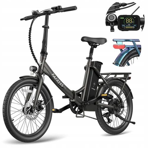 F20 Lasting Faltbar E-Bike 250W Motor 160 km Reichweite StVZO 25 km/h 20 Zoll 7-Gang LCD-Display bis 120 kg
