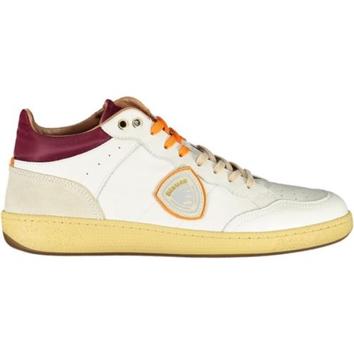 BLAUER WEISSE HERREN-SPORTSCHUHE : Farbe - Weiß, Größe - 44 Größe: 44 Farbe: Weiß