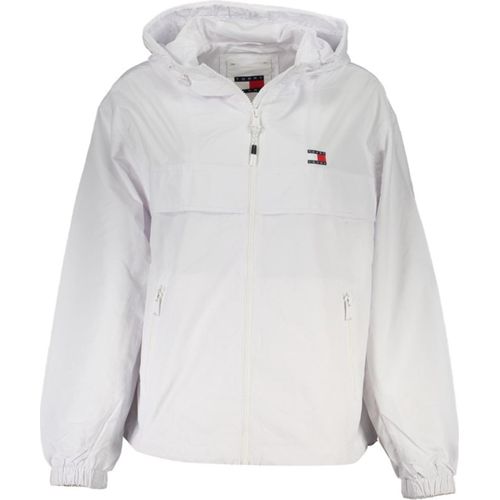 Tommy Hilfiger Weiße Nylon Sportjacke – M