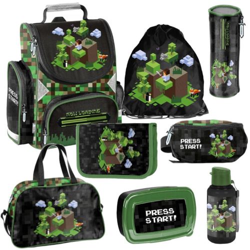 Schulranzen Schulset für Jungen, 8-teiliges PP25PX Spiel Paso