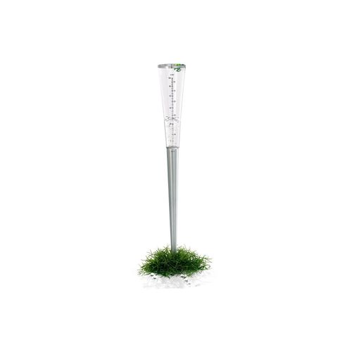 Regenmesser BLOMUS, grau (silberfarben), Wetterstationen, Deko-Objekt Gartendekoration