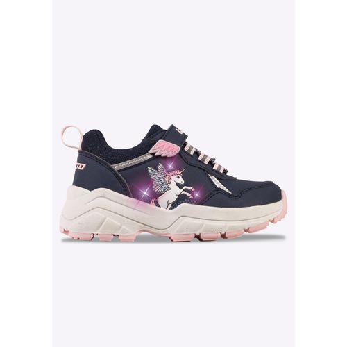 Sneaker LOTTO, Gr. 31, navy, rose, Synthetik, sportlich, Schuhe, mit coolem Blinkeffekt