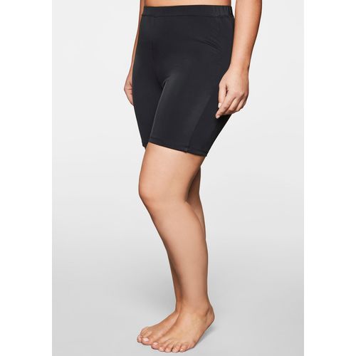 Badehose SHEEGO, Damen, Gr. 44, Normalgrößen, schwarz, Polyamid, Elasthan, Badehosen