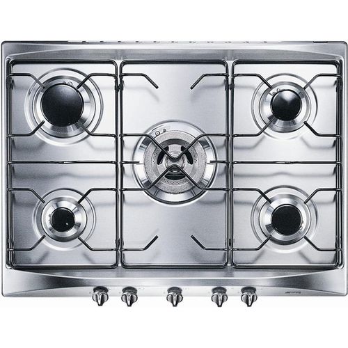 Smeg SE706SX3 Einbau-Gaskochfeld, Silber