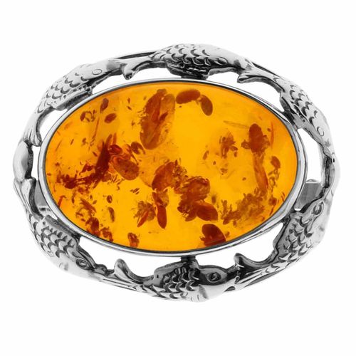 Brosche OSTSEE-SCHMUCK 