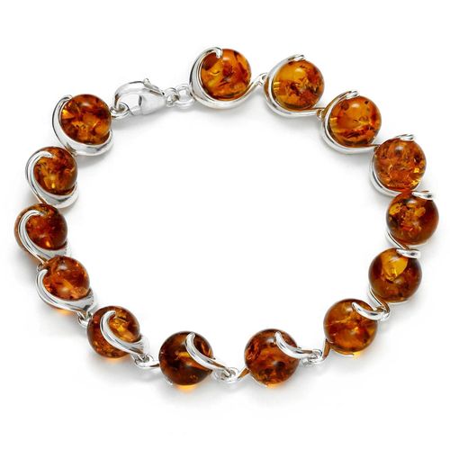 Armband OSTSEE-SCHMUCK "Ostsee-Schmuck Armband Nikola Armband Nikola", silber, Armbänder, Damen, 19cm, Silber 925 (Sterlingsilber), Armband