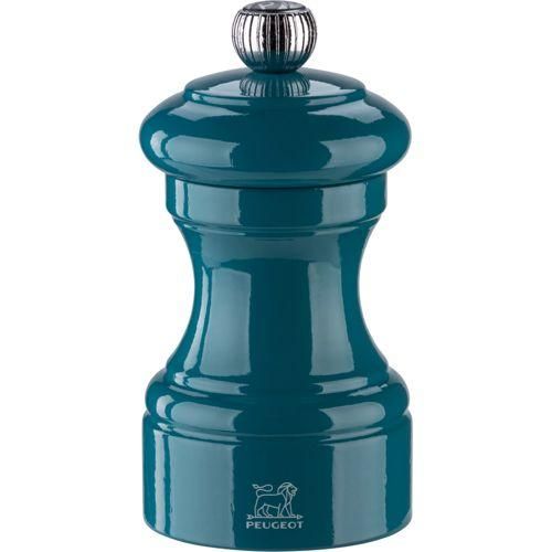 Peugeot Bistro Pfeffermühle 10 cm Pazifikblau lackiert Holz