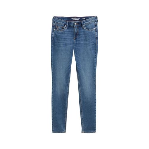 TOM TAILOR DENIM Damen TTJONA SKINNY Jeans, blau, Uni, Gr. 31/30