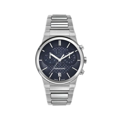 Salvatore Ferragamo Uhren - Quartz Chronograph Watch Me-Ferragamo Sapphire Chr - Gr. unisize - in Silber - für Damen Image