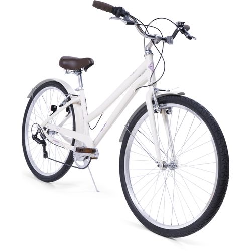 Huffy Sienna Cruiser 27,5 Zoll Unisex Fahrrad, Citybikes, Jugendfahrrad, Jungenfahrrad, Mädchenfahrrad, ab 12 Jahren, Weiss
