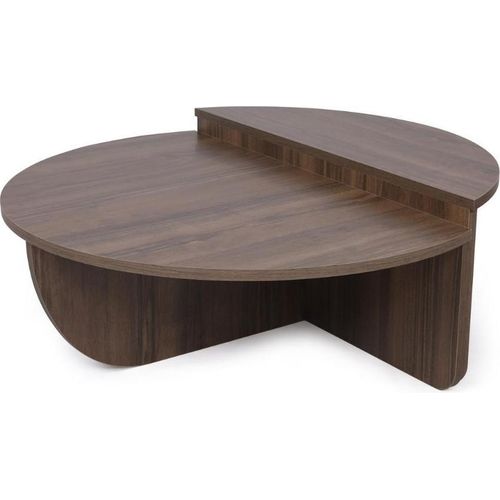 MILA Couchtisch mit Nussbaumfarbe umwandelbar