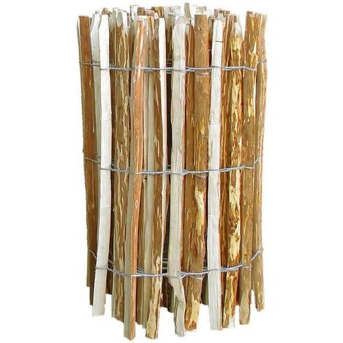 Staketenzaun aus Berg-Haselnuss 0,6x10 m 8-10cm