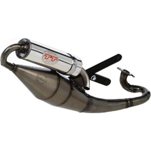 LeoVince Komplettanlage Aluminium für APRILIA SR 50 MOTARD / GILERA ICE 50 KAT / PIAGGIO FLY 50 / ZIP KAT / ZIP 50 / PIAGGIO TYPHOON 50