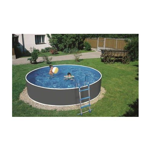 myPOOL Poolset Splash mit Kartuschenfilteranlage - grau Ø 3,60 x 0,90 m - Gr. 2