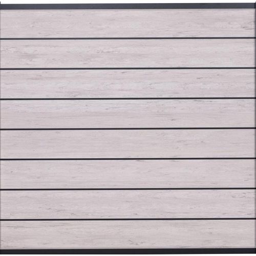 T&J Gotland WPC Stecksystem Zaunfeld Sand/Anthrazit