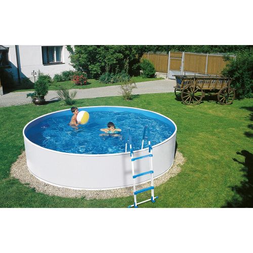 myPOOL Poolset Splash mit Kartuschenfilteranlage - weiß Ø 3,00 x 1,10 m - Gr. 3