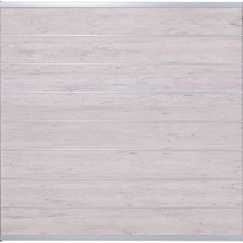 T&J Gotland WPC Stecksystem Zaunfeld Sand/Silber