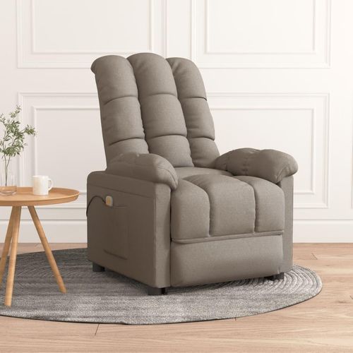 Massagesessel Taupe Stoff, Massagesessel DesignMöbel Neu