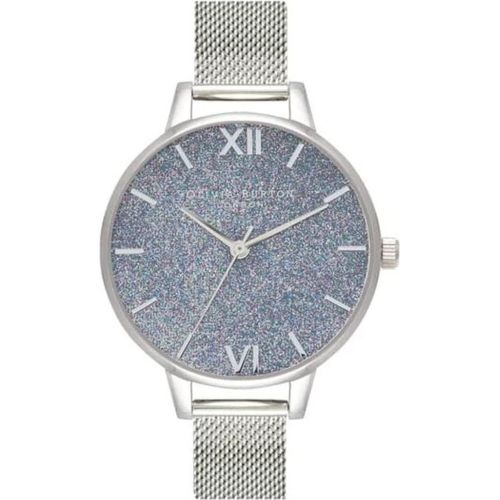 Olivia Burton OB16GD77 Damen-Armbanduhr, Edelstahl-Gehäuse, Metall-Armband