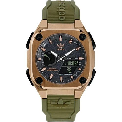 Adidas Watches Aofh23502 City Tech One Sst Uhr Golden Golden One Size