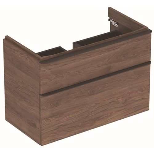 Geberit Smyle Waschtischunterschrank 88,4x47x61,7 cm Nussbaum Hickory
