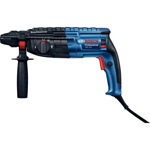 BOSCH Profi-Bohrhammer GBH 240 Bohrfutter mit Zahnschlüssel, Koffer 0.611.272.104