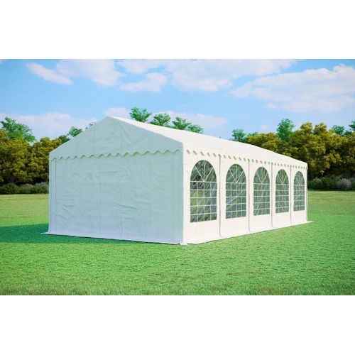 Partyzelt 5x10m Professional Plus - Weiß