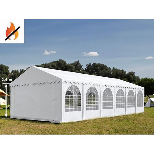 Partyzelt 6x12m Professional Plus - Weiß