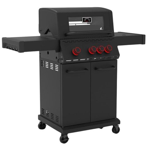 Schwarzer 3.1-Koch-Gasgrill LANDMANN 15485