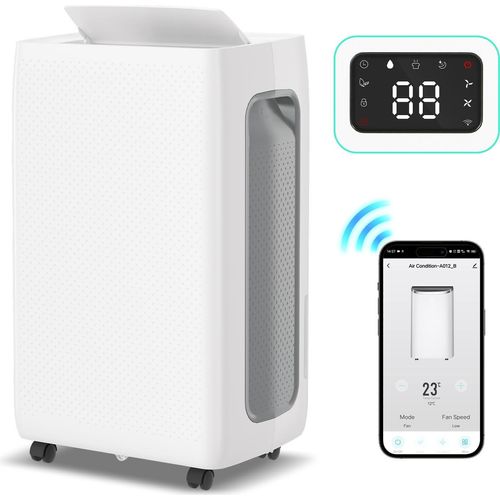 Aopunly Smart Luftentfeuchter WiFi 20-30m³ - 4.3L - Entfeuchtet 26L/Tag - Timer, Raumentfeuchter | Dehumidifier