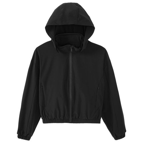 Mädchen Sportjacke mit abnehmbarer Kapuze