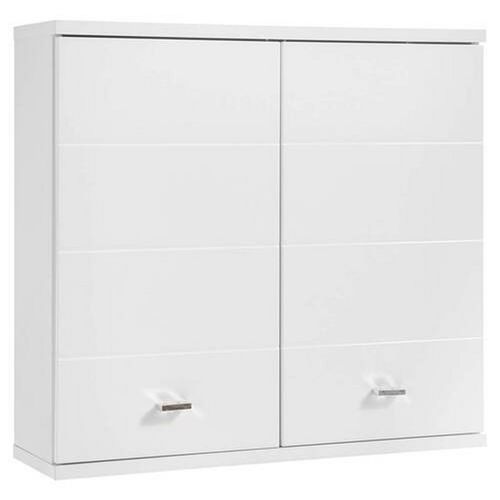 Livetastic Hängeschrank , Weiß , Holzwerkstoff , 1 Fächer , 76x71x23 cm , Made in EU , Badezimmer, Badezimmerschränke, Hängeschränke