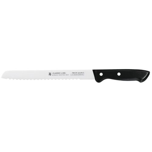 WMF Brotmesser Classic Line , Metall, Kunststoff , 34 cm , ergonomischer Griff , Kochen, Küchenmesser, Brotmesser