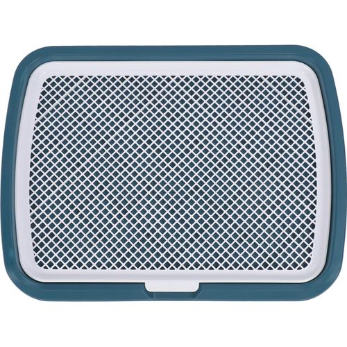 Welpen Töpfchen Trainingschale abnehmbare waschbare Netzhund -Pee -Pad -Halter für kleine Rassen Blau